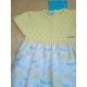 Don Algodon Summer Baby Girl Yellow Dress Animals