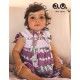 Jose Varon Summer Baby Girl Printed Dress Purple