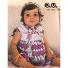 José Varón Verano Vestido bebé niña Estampado Morado