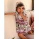 José Varón Verano Vestido bebé niña Estampado Morado