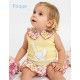 Foque Summer Baby Girl Set Rabbit and Flowers