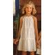 Cocote Verano Vestido niña Blanco Calado