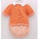 Foque Summer Baby Boy Set Bird and Stripes
