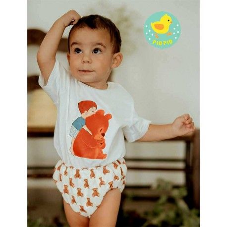 Pio Pio Summer Baby Boy Set Bears