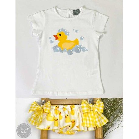 Mon Petit Bonbon Summer Girl Set Ducks