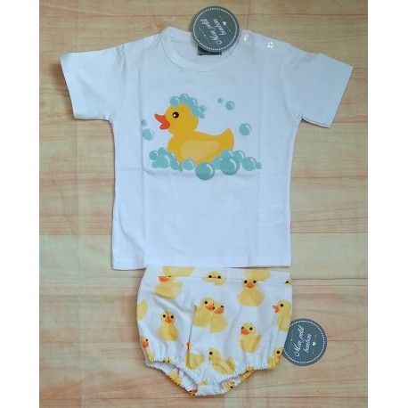 Mon Petit Bonbon Verano Conjunto niño Patitos