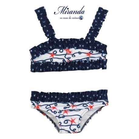 Miranda Verano Bikini niña Estrellas Rojas