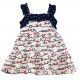 Miranda Verano Vestido niña Estrellas Rojas