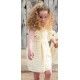 Blanca Valiente Summer Girl Dress Yellow Squares