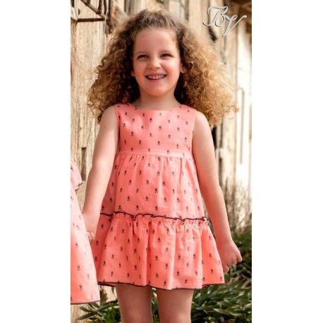 Blanca Valiente Summer Girl Corale Dress Little Flowers