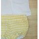 Blanca Valiente Summer Baby Boy Set Yellow Squares