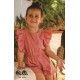 Jose Varon Summer Girl Dark Pink Romper