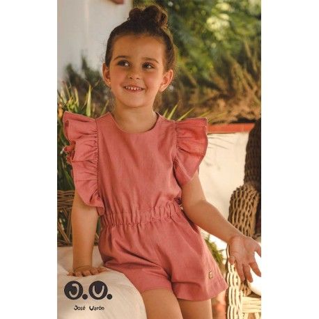 José Varón Verano Mono niña Rosa Teja