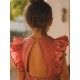 Jose Varon Summer Girl Dark Pink Romper