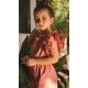 Jose Varon Summer Girl Dark Pink Romper
