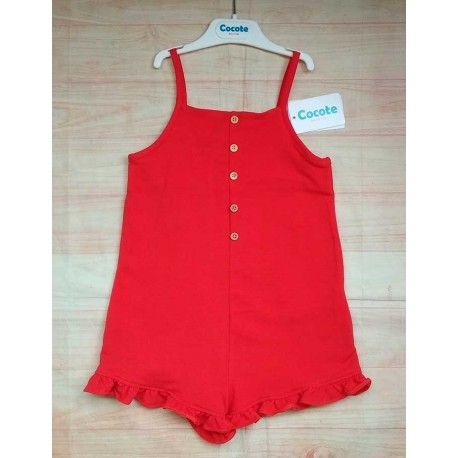Cocote Summer Girl Red Romper