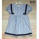 José Varón Verano Vestido niña Azul Rayas