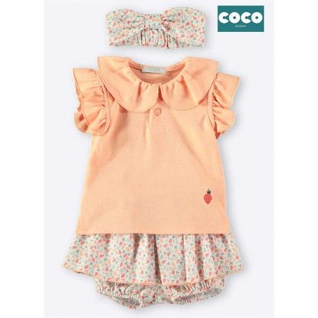 Coco Acqua Summer Baby Girl Set Strawberries