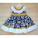 Debesos Summer Girl Dress Daisies High Waist