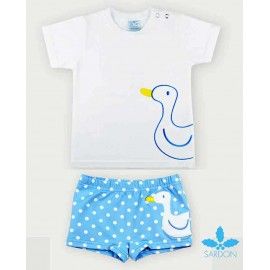 Sardon Verano Conjunto Baño bebé niño Patito