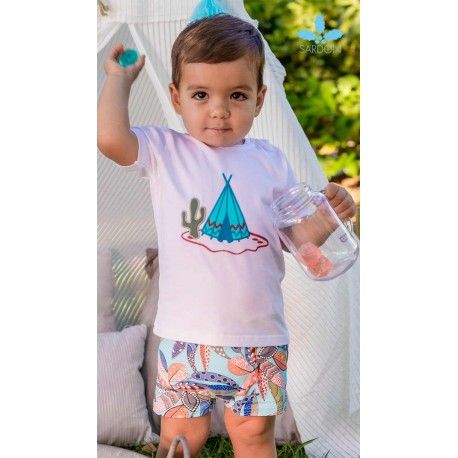 Sardon Summer Boy Swim Set Feathers