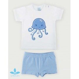 Sardon Verano Conjunto Baño bebé niño Medusa