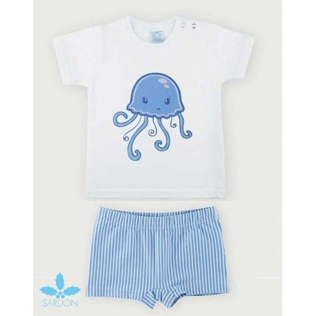 Sardon Summer Baby Boy Swim Set Jellyfish