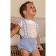 José Varón Verano Conjunto bebé niño Azul Topitos