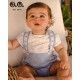 José Varón Verano Conjunto bebé niño Azul Topitos