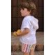 Jose Varon Summer Boy White Set Colourful Stripes