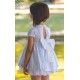 DBB Collection Summer Girl White Dress Pink Stripes