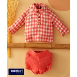Basmartí Verano Conjunto bebé niño Jaspe