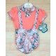 DBB Collection Verano Conjunto bebé niño Naranja Hojas