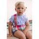 Jose Varon Summer Baby Boy Blue Set Squares
