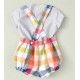 Jose Varon Summer Baby Boy Blue Set Squares