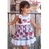 Debesos Summer Girl Printed Dress Flowers