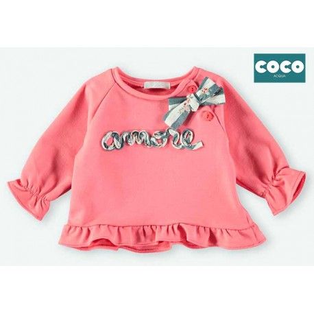 Coco Acqua Verano Sudadera bebé niña Amore