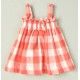 Jose Varon Summer Girl Dress Corale Squares