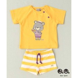 José Varón Verano Conjunto niño Baño Boxer Osito Rayas