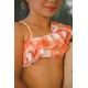 Jose Varon Summer Girl Bikini Orange Squares