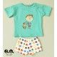 José Varón Verano Conjunto niño Baño Boxer Acuarelas