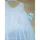 Miranda Verano Conjunto niña Blanco y Cuadros Azules