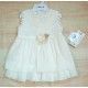 Miranda Summer Baby Girl Beige Dress Ceremony