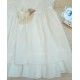 Miranda Summer Baby Girl Beige Dress Ceremony