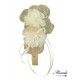 Miranda Summer Baby Girl Beige Dress Ceremony