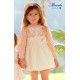 Miranda Invierno Vestido niña Rosa y Beige