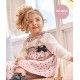 Juliana Invierno Conjunto bebé niña con Pichi Estrellas