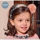 Juliana Winter Headband Flowers with Pompom