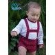 DBB Collection Winter Baby Boy Set Red Squares