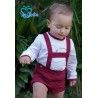 DBB Collection Winter Baby Boy Set Red Squares
